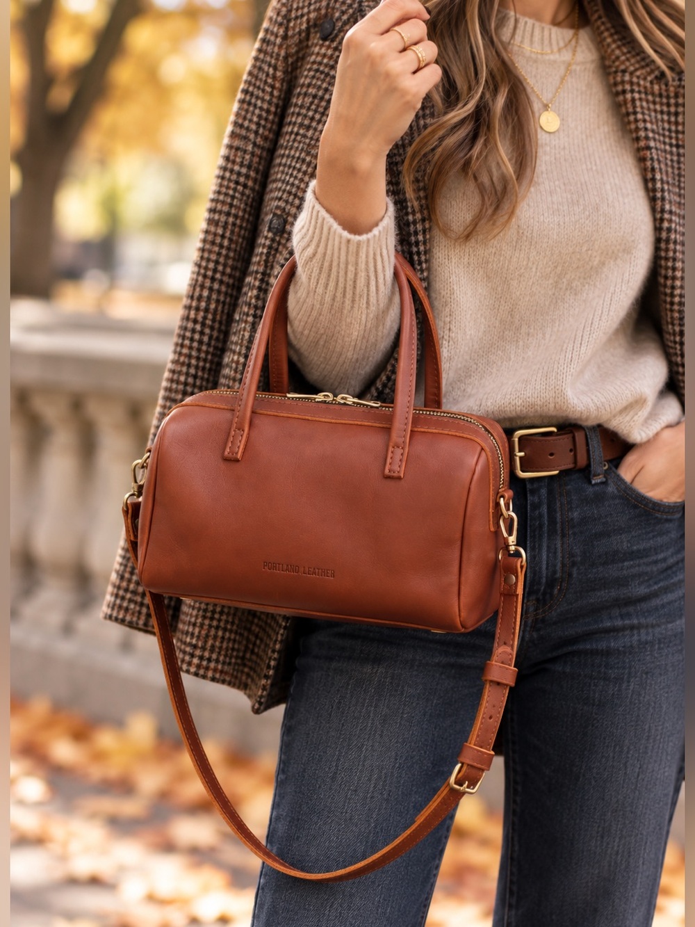 Portland Leather SLOAN DOCTOR BAG Crossbody Large